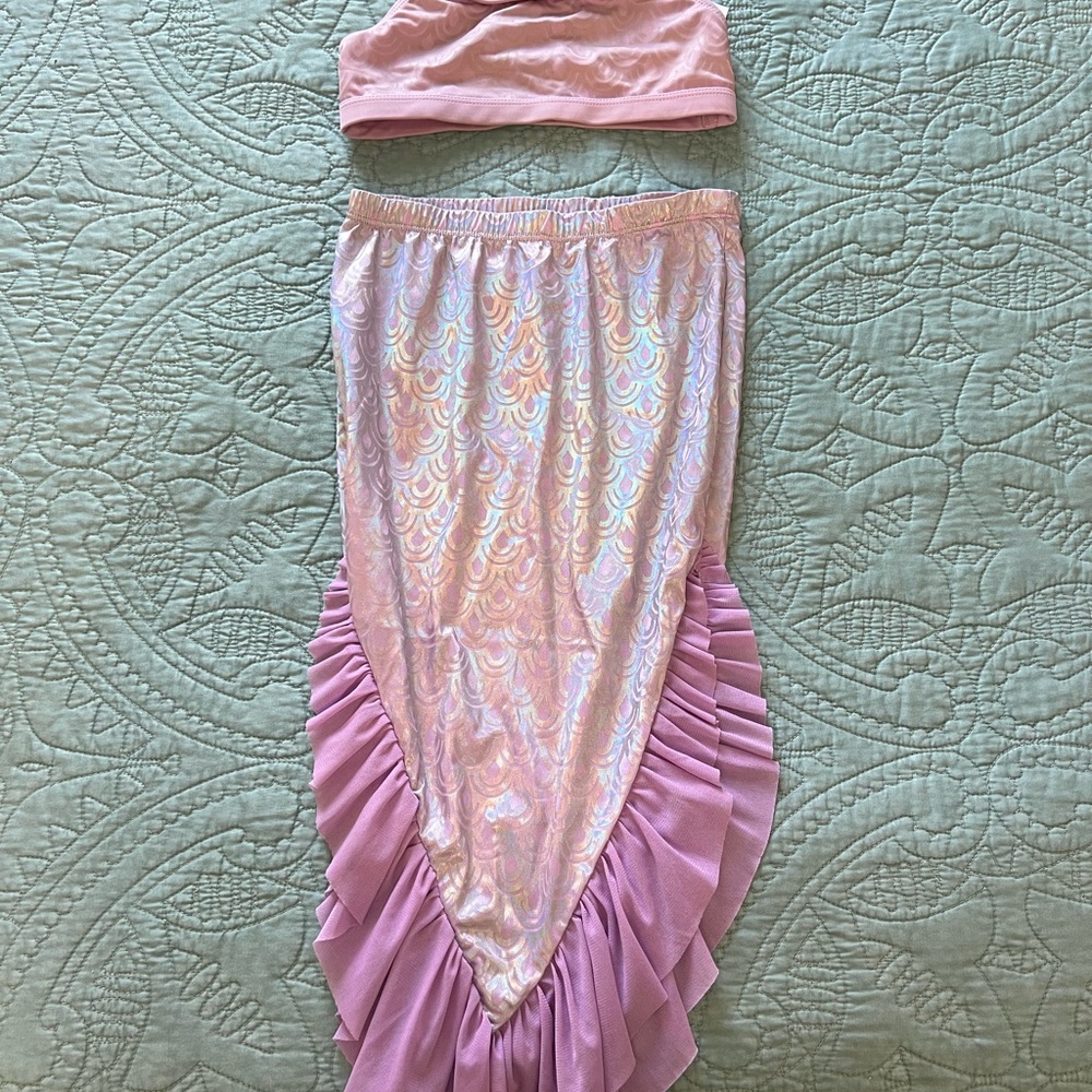 Cat & Jack Lavender Mermaid bathing suit